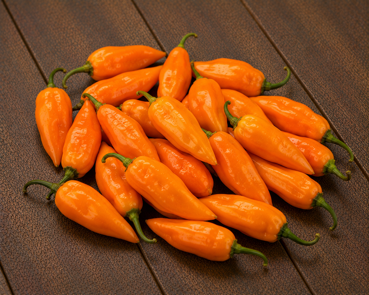 Aji amarillo peppers